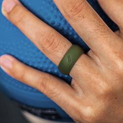 ThunderFit Silicone Wedding Ring for Men, Rubber Wedding Band - 8.7mm Wide