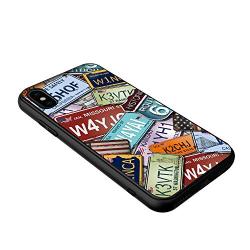 Apple iPhone 10 (2017)/iPhone Xs (2018)/iPhone X (2017) [5.8inch] Cover Case License Plate