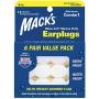 Macks Pillow Soft Silicone Earplugs - 6 Pair, Value Pack ? The Original Moldable Silicone Putty Ear Plugs for Sleeping, Snoring, Swimming, Travel, Concerts and Studying