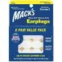 Macks Pillow Soft Silicone Earplugs - 6 Pair, Value Pack ? The Original Moldable Silicone Putty Ear Plugs for Sleeping, Snoring, Swimming, Travel, Concerts and Studying