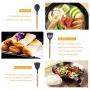 SHUHAO Kitchenware Set Silicone Cookware, 11 Pieces of Natural Wooden Handle Cookware Without BPA Kitchen Gadget Cookware Set, Suitable for Cooking