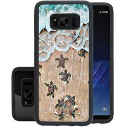 Samsung Galaxy S8 Case, Baby Turtle Shock-Absorption TPU Rubber Bumper Samsung Galaxy S8 Case, Ultra Thin Slim Protective Cover for Samsung Galaxy S8-Black