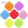Silicone Sponge-7 Silicone Sponges for Dishes Washing Kitchen Multi-Function Heat Resistant Washing Fruits Brush Silicone Sponge Scrubber