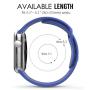 HUANLONG Watch Band 38mm 40mm 42mm 44mm, Soft Silicone Sport Style Iwatch Wristband Compatible for iWatch Strap Series 1/2/3/4(Red 38mm S/M)