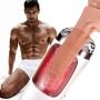 LQTY Mens 3D Electric Realistic Lifelike Silicone Hand Free Thrusting Adult Toys for Men Relaxing
