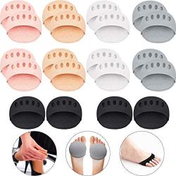 Honeycomb Fabric Forefoot Pads Metatarsal Cushions Ball of Foot Cushion Pads, 5 Colors (10)