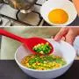 Kitchenware Utensils Set 5 Piece Silicone Heat Resistant Non-Stick Cooking Professional Spoon shovel Tools Red