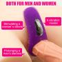 ZXxiu Vibrating Male Wand Massager Rechargeable Wireless Remote Control Back Neck Shoulder Relaxation Massaging with Multiple Men Vibrator Medical Grade Silicone Vibration Toys Gift