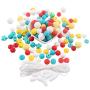 Christmas DIY Silicone Teething Beads 100pc BPA Free Chewable Nursing Necklace Bracelet Accessories