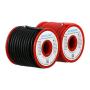 BNTECHGO 12 Gauge Silicone Wire Spool 50 feet Ultra Flexible High Temp 200 deg C 600V 12 AWG Silicone Wire 680 Strands of Tinned Copper Wire 25 ft Black and 25 ft Red Stranded Wire for Model Battery