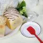 Kitchenware Utensils Set 3 Piece Premium Silicone Heat Resistant Non-Stick Baking Professional Cake Tools Red