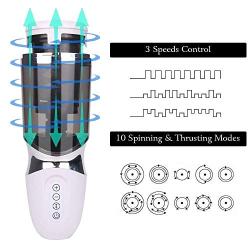 Relax Massage Wand Male Aír-cr?ft Cup vǐbratǐng Oral Cup, Sǔckǐng Endless Pleasure, Adult-Toys for Adult Men Thrust & Rotate, Silicone, Adult Men Deep Throat T-Shirt Hands Free Silicone Pleasure Toy