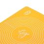 AK ART KITCHENWARE Silicone Baking Mat with Measurements for Rolling Dough Mat Non-Stick Heat Resistance Pastry Board for Bakery Kitchen Gadget