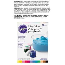 Wilton Icing Colors, 12-Count Gel-Based Food Color