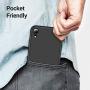 TORRAS Slim Fit iPhone XR Case, Ultra-Thin Hard Plastic Full Protective Cover with Matte Finish Grip Phone Case for iPhone XR 6.1 inch (2018), Space Black