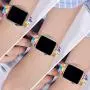 Humenn Compatible with Apple Watch Band 38mm 40mm 42mm 44mm,Soft Silicone Fadeless Pattern Printed Replacement Bands for iWatch Series 1,2,3,4