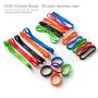 Grifiti Band Joes Cross Style 4, 6, 9, 12 Inch Assorted 20 Pack X Shape Wrist, Books, Cameras, Art, Cooking, Wrapping, Exercise, Bag Wraps, Dungies, Silicone Rubber