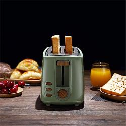 QIN.J.FANG-Kitchen 2 Slices Bread Toaster,household automatic toaster Breakfast spit driver Breakfast Machine,Green