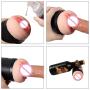 QHYAH Male Masturbator for Men Soft Silicone Realistic Vagina Pussy Vagina Easy Love Beer Bottle Stroker Cup Vibrator Real Realistic Sex Toys for Men