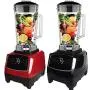 2200W Heavy Duty Blender Professional Juicer Mixer Food Processor Ice Smoothie Bar Fruit Blender,Black Jar Fullparts