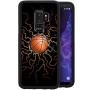 Samsung Galaxy S9 Case with Basketball Fire Pattern Whimsical Design Bumper Black Soft TPU and PC Protection Anti-Slippery &Fingerprint Case for Samsung Galaxy S9