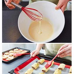 Silicone Kitchenware 10 Piece Nonstick Cookware Set Kitchen Tools Baking Utensils,Red
