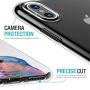 iPhone Xs Max Case, Soft TPU Slim-Fit Flexible Ultra-Thin Clear Case, Full-Body Rugged Bumper Print Arowana Case for iPhone Xs Max, Transparent