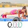HDSUDCG Silicone Wedding Ring Bands for Women 12 Pack Size 4 5 6 7 8 9 Womens Thin Stackable & Glitter Powder Rubber Wedding Band Rings 5.7mm & 3mm Wide