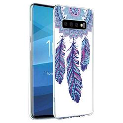 Feather Wind Chime Galaxy S10e Clear Edge Cell Phone Case (2019) (5.8 Inch) Flexible