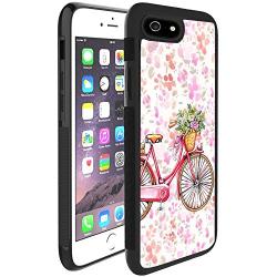 iPhone 6s 6 Case,Flexible Soft TPU Cover Shell,Slim Silicone Black Rubber Non-Slip Durable Design Protective Phone Case for iPhone 6s 6 -Bicycle