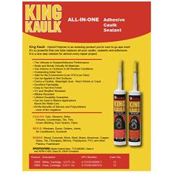 Red Devil 0956 King Kaulk Hybrid Polymer, White, 9.0-Ounce