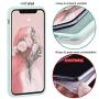 MILPROX iPhone X/Xs Silicone Series Liquid Silicone Gel Rubber Slim Fit Case with Soft Microfiber Cloth Lining Cushion for iPhone X/iPhone Xs-Mint