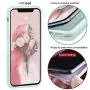 MILPROX iPhone X/Xs Silicone Series Liquid Silicone Gel Rubber Slim Fit Case with Soft Microfiber Cloth Lining Cushion for iPhone X/iPhone Xs-Mint