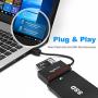Rocketek CFast 2.0 Card Reader & USB 3.0 to SATA Adapter Converter Cable Support CFast 2.0 Memory Card and SDD & 2.5" Sata HDD Hard Drive - Read and Write Hard Drive and CF Card Simultaneously