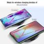 TOZO Wireless Charger Ultra Thin Aviation Aluminum FastCharging Pad for iPhone 11/11 Pro/11 Pro Max/XS MAX/XR/XS/X/8, Galaxy S10/S10 Plus/S10E/Note 10/Note 10 Plus/9/8 [Royal Blue]-NO AC Adapter