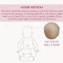 Vollence 18 inch Sleeping Full Body Silicone Baby Dolls,Not Vinyl Material Dolls,Eye Closed Realistic Newborn Real Baby Dolls That Look Real, Soft Handmade Silicone Lifelike Baby Doll - Boy