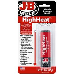 J-B Weld 8297 HighHeat 550 Degree Epoxy Putty Stick - 2 oz.