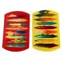 CrayOn 4 Double Tipped, Triangular Silicone Crayon Molds (Makes 32 Recycled Crayons Total)