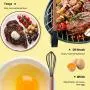 Silicone Cookware Set, 11 Non-Stick Heat-Resistant Silicone Kitchenware, Wooden Handles, Best Kitchen Tool Gadgets, Suitable for Cooking