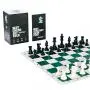 Best Chess Set Ever - Chess Board Game with Triple Weight Pieces, Green Silicone Board