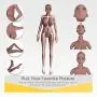 YOUOU Amy Sex Doll for Men 158CM 518ft Lifelike Soft TPE Sex Toys with 3 Holes Full Size Real Love Sex Doll with Discreet Shipping (Tan - F Cup)