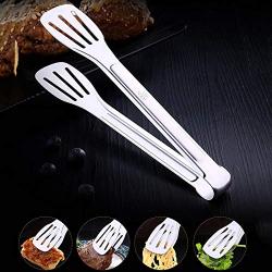 Kitchen Shovel - 24cm Stainless Steel Tongs Bread Food Clip Barbecue Tong Pizza Steak Home Utensils - Home Steel Shovel Metal Stainless Serving Cooking Accessory Ladle Cook Turner Kitchenware Sp