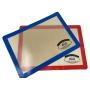 ALIZ Kitchenware Baking Mats Silicone 2 Pack Baking Sheets,Half Sheet Size 16.5" x 11.5", Sil Pads For Baking Professional Grade Non Stick For Cookie (Blue & Red), by ALIZ