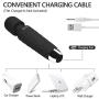 Pheiho Rechargeable Waterproof Personal Wireless Wand Massager