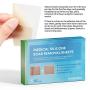 Puriderma Medical Silicone Scar Removal Sheets [Set of 5] - Fast & Effective on Keloid, Surgery, Burn, Acne, C-Section Scars
