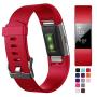 Hanlesi Bands Compatible with Fitbit Charge 2, Soft Silicone Breathable Fashion Sport Strap for Fit bit Charge2 Replacement Original Accessory