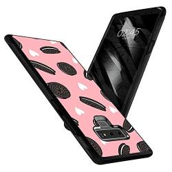 Samsung Galaxy Note 9 Case,Flexible Soft TPU Cover Shell,Slim Silicone Black Rubber Non-Slip Durable Design Protective Phone Case for Samsung Galaxy Note 9 -Biscuits
