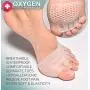 Premium Metatarsal Pads for Men & Women by Oxygen Swiss Lab | Soft Silicone Gel Ball of Foot Pads for Athletes, Morton’s Neuroma, High Heels, Bunions, Running & More | Soothe Feet Pain Instantly