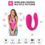 U-Shape Couples Pleasure Toys with Oral-Sucking & Cli-Stimulator Silicone USB Rechargeable Waterproof Six Things for Adult Women&Men Toys for Couple