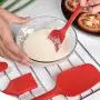 Silicone kitchenware 3-Piece Silicone Baking Set Durable Silicone Heat Resistant 446°F Seamless Non-Stick Kitchen Mixing Cooking Baking Utensils Multi-color Optional Silicone kitchen utensils